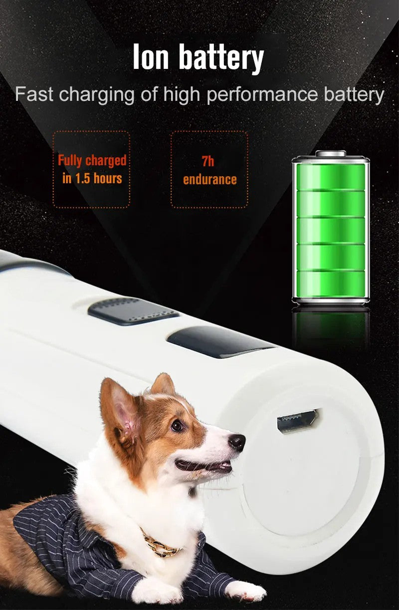PawsPro QuietGrind Rechargeable Nail Trimmer