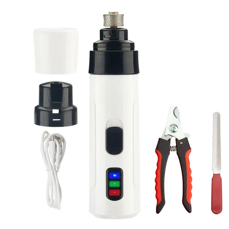 PawsPro QuietGrind Rechargeable Nail Trimmer