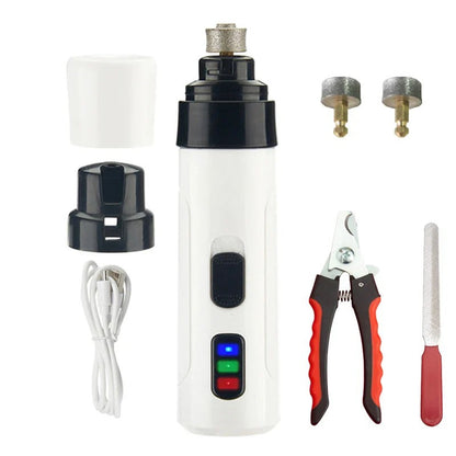 PawsPro QuietGrind Rechargeable Nail Trimmer