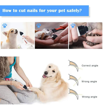 PawsPro QuietGrind Rechargeable Nail Trimmer