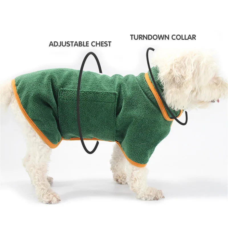 SnuggleDry Pro Dog Bathrobe