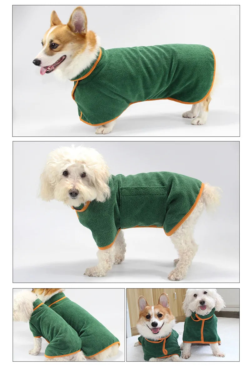 SnuggleDry Pro Dog Bathrobe