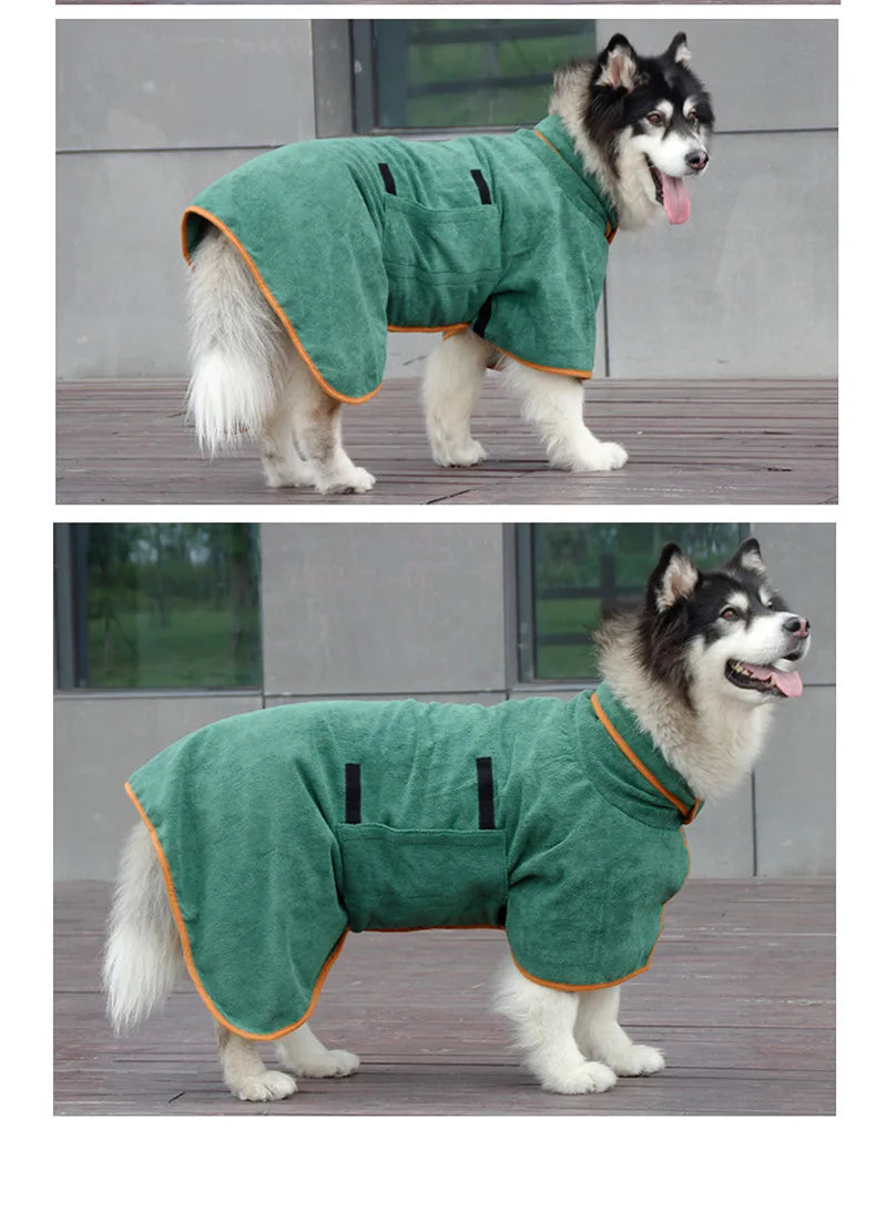 SnuggleDry Pro Dog Bathrobe