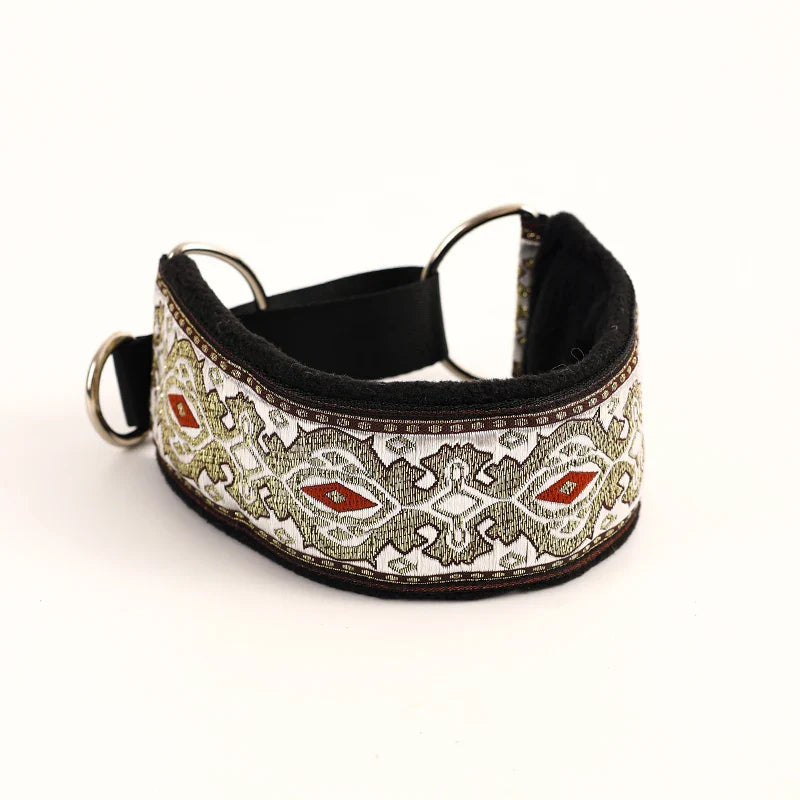 Greyhound Glamour Martingale Collar