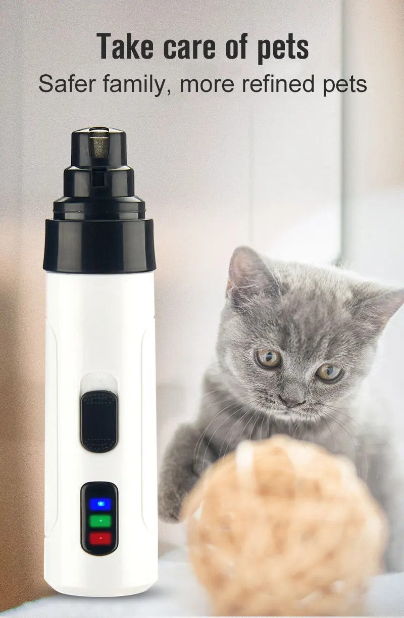 PawsPro QuietGrind Rechargeable Nail Trimmer